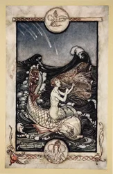 Per ascoltare la musica delle sirene, illustrazione da 